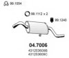 AUDI 433253609A End Silencer